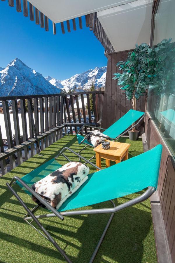 Aux Pieds Des Pistes, Les 2 Alpes Apartment Venosc Bagian luar foto